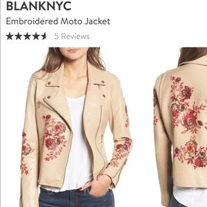 Blank NYC embroidered jacket